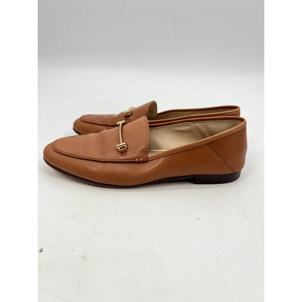 Sam Edelman Lior Brown Cognac Saddle Loafer Women's Sz. 9 - Picture 3 of 7